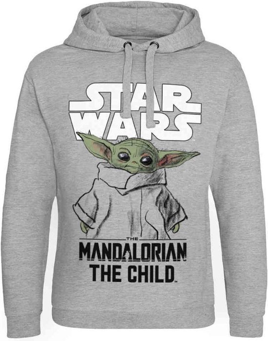 Star Wars Hoodie/trui -S- The Mandalorian - Mandalorian Child Grijs |  bol.com