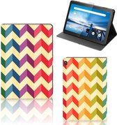 Tablet Beschermhoes Lenovo Tablet M10 Hoesje met Standaard Zigzag Color