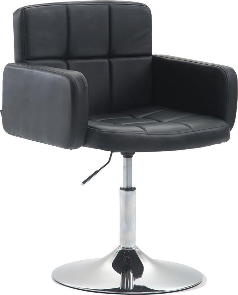 CLP Los Angeles Loungestoel - Fauteuil - Kunstleer - zwart