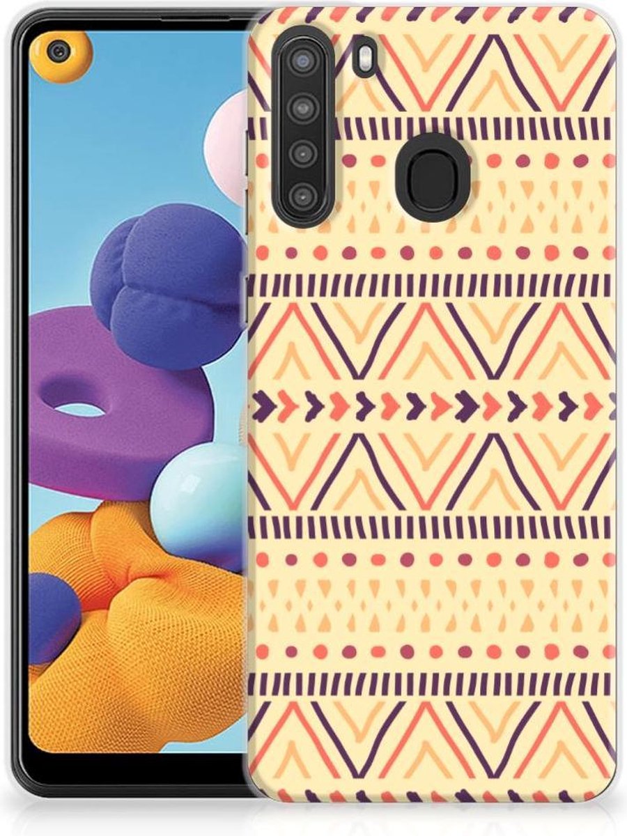 Samsung Galaxy A21 TPU bumper Aztec Yellow