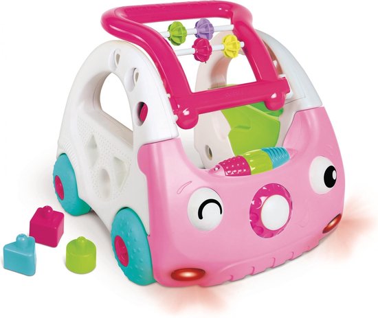 | Infantino Discovery Car, 3 in 1, Pink Infantino Sensory 3 in 1 Baby Walker Pink | wehkamp