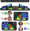 foto van 12 in 1 Push Up Bord | Pushup Bars | Opdrukken | Muscle Bands | Opdruksteunen | Thuis Sporten Materiaal | Fitness Sport Set | Krachttraining | Inclusief Oefeningen | Workout Set | Hometrainer | Opdruksteun | Push Up Grips | Board | Homegym
