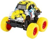 Wild Autocross Monstertruck Jongens 9 Cm Staal Geel