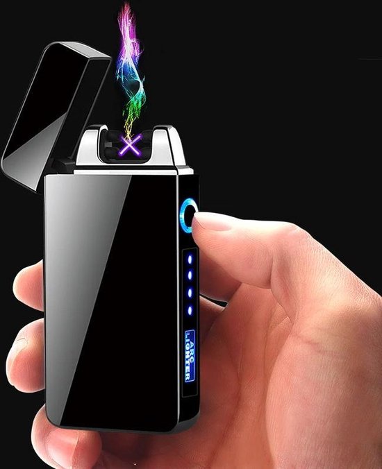 Elektrische Plasma Aansteker - Oplaadbaar USB - Wind, Storm en Regen Bestendig - Vuurwerk Aansteker - Plazmatic X Lighter - Goud