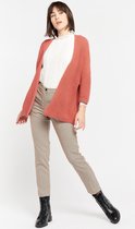 LOLALIZA Cardigan met halflange mouwen - Roze - Maat S/M