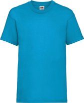 Fruit Of The Loom Kinder / Kinderen Unisex Valueweight T-shirt met korte mouwen (Azure Blue)