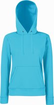 Fruit Of The Loom Vrouwen Dames Fit Sweatshirt Met Capuchon / Hoodie (Azure Blauw)