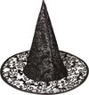Afbeelding van het spelletje Puntige heksen hoed voor volwassenen Halloween - Verkleedhoofddeksel