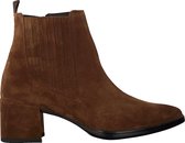 Paul Green 9811 Enkellaarsjes - Enkelboots - Dames - Bruin - Maat 38