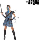 Kostuums voor Volwassenen Schotse Blauw (4 Pcs)
