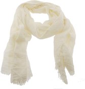 Melady Sjaal Dames Effen MLSJ0052 70*180 cm Beige Polyester Shawl Dames