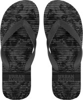 Urban Classics Teenslippers/Flip Flops -40 Shoes- Basic Zwart/Grijs