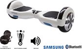 Smart Balance Hoverboard 6.5 inch, Regular White Pearl, Motor 700 Wat, Bluetooth, LED