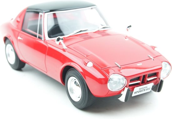 Kyosho Samurai Toyota Sports 800 1965 Rood 1:18 | bol