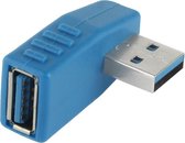 USB 3.0 AM naar USB 3.0 AF kabeladapter (blauw)