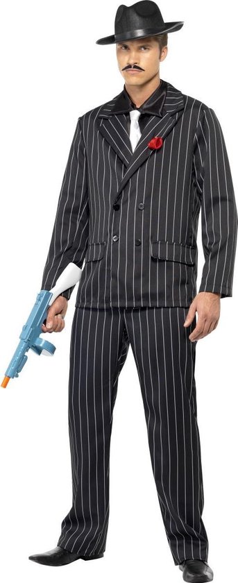Costume Gangster Charleston pour homme - Habillage de vêtements - Moyen