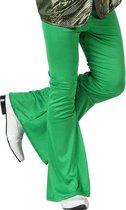 "Groene discobroek voor mannen - Verkleedkleding - M/L"