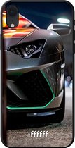 iPhone Xr Hoesje TPU Case - Lamborghini #ffffff