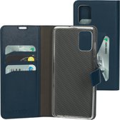 Mobiparts Classic Wallet Case Samsung Galaxy A71 (2020) Blauw hoesje