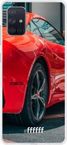 Samsung Galaxy A71 Hoesje Transparant TPU Case - Ferrari #ffffff