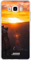 Samsung Galaxy J5 (2016) Hoesje Transparant TPU Case - Rock Formation Sunset #ffffff