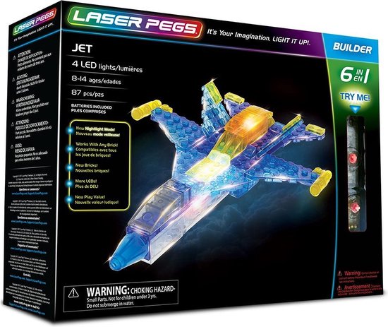 Laser Pegs Jet 6 in 1 | bol.com