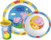 Peppa Pig - Ontbijtsetje 3 delig - Multi