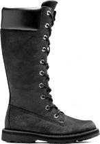 Timberland Courma Kid Girls Tall Zip Veterboots - Laarzen Met Veters - Jongens - Zwart - Maat 36