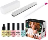 Manicure Set NailPerfect - Nagelherstel kit - Magical Healing Kit + Blokvijl + Nagelvijl + Bokkenpootje + nagelolie - Verzorging nagels