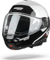 Nolan N100-5 Plus Distinctive 22 Metal White Black Modular Helmet 3XL