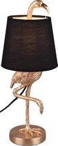 LED Tafellamp - Tafelverlichting - Trion Lilo - E14 Fitting - Rond - Mat Goud - Polystone - BES LED