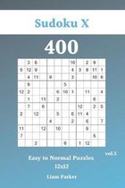 Sudoku X 12x12 - 400 Easy to Normal Puzzles vol.5