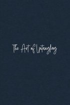 The Art of Untangling: Mindfulness Journal - beautiful, simplistic notebook cover with 120 blank, lined pages.