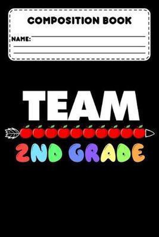 Composition Book Team 2nd Grade 2nd Grade Composition Notebook, Back To School...