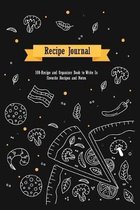Recipe Journal: 100-Recipe and Organizer Book to Write In Favorite Recipes and Notes