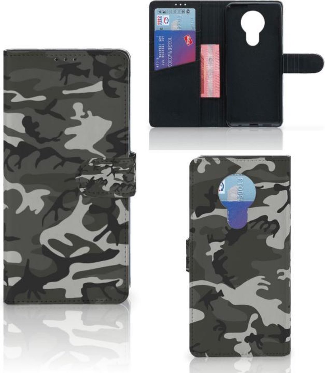 Nokia 5.3 Telefoon Hoesje Army Light