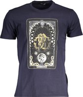 Roberto Cavalli T-shirt Blauw 2XL Heren