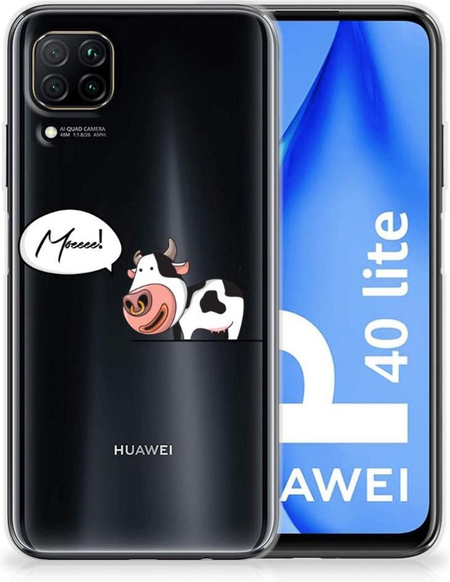 Huawei P40 Lite Telefoonhoesje met Naam Cheeky Cow