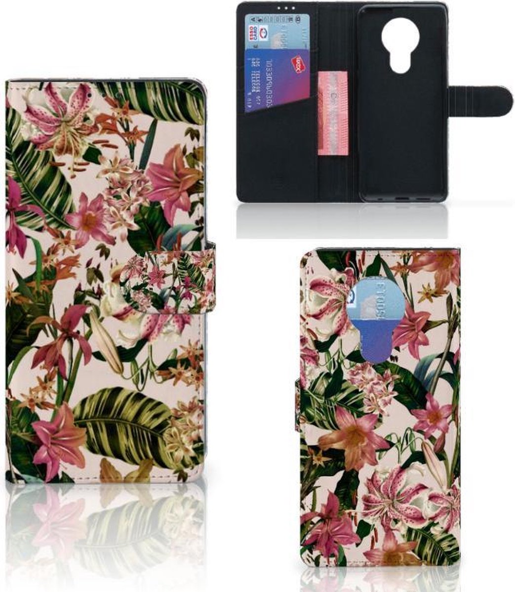 Nokia 5.3 Hoesje Flowers
