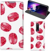 GSM Hoesje OnePlus 8 Fotohoesje ontwerpen Pink Macarons