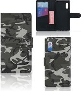 Telefoontasje Geschikt voor Samsung Xcover Pro Telefoon Hoesje Cadeau voor hem Army Light