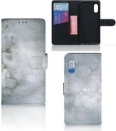 Leuk Telefoonhoesje Geschikt voor Samsung Xcover Pro Smartphone Hoesje Painting Grey