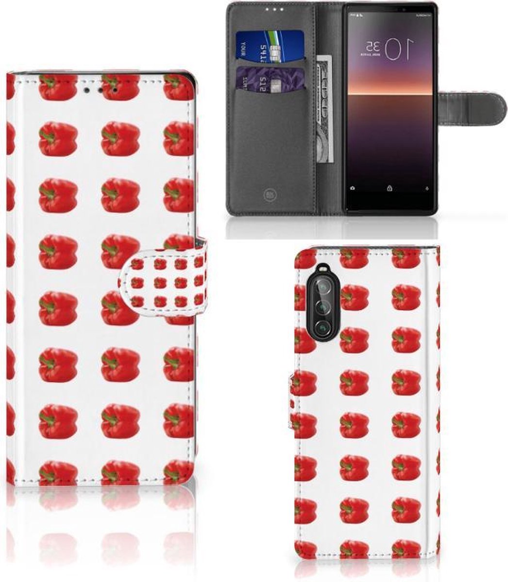 Sony Xperia 10 II Book Cover Paprika Red