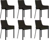 Eetkamerstoelen set 6 stuks (Incl LW anti kras viltjes) - Eetkamer stoelen - Extra stoelen voor huiskamer - Dineerstoelen – Tafelstoelen