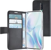 Azuri walletcase - magnetic closure & 3 cardslots - zwart - OnePlus 8