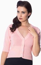 Dancing Days Cardigan -XL- OVERLOAD Roze