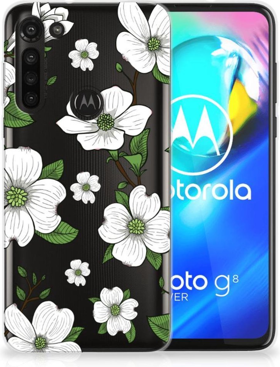 Motorola Moto G8 Power TPU Case Dogwood Flowers
