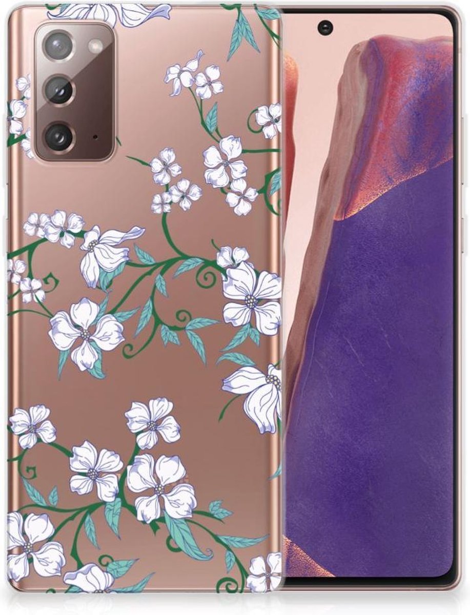 Samsung Note 20 Uniek TPU Case Blossom White