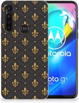 Backcase Siliconen Hoesje Motorola Moto G8 Power Telefoonhoesje Franse Lelie
