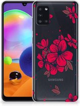 Foto hoesje Geschikt voor Samsung Galaxy A31 Telefoon Hoesje Blossom Red
